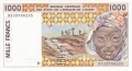 West African States 1000 Francs, 2000